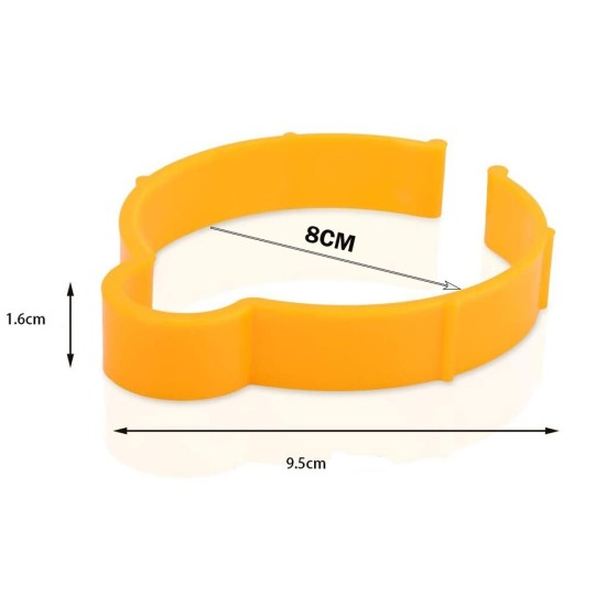 Klipy na fóliu 8cm -5ks 